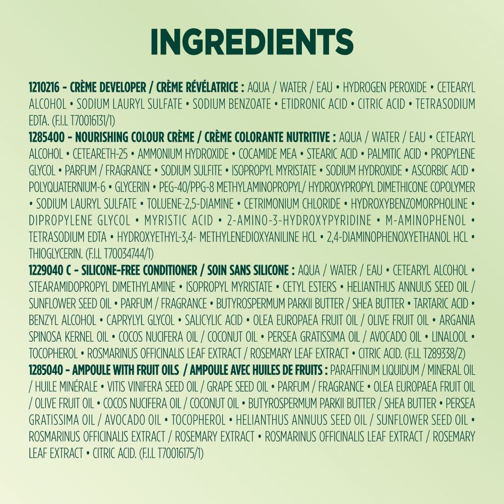 WFP 755029 ULTRA CREME 71 INGREDIENTS EN